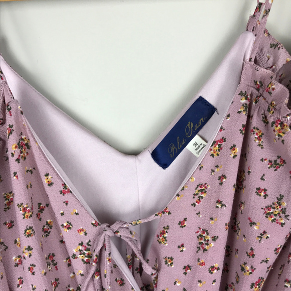 Blue Rain Lavender Floral Mini Dress - Picture 2 of 3